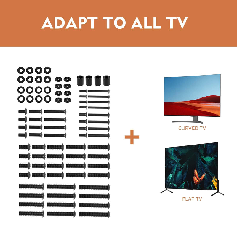 [Australia - AusPower] - Universal TV Installation Hardware Kit Includes M4 M5 M6 M8 TV Sets Screws and Spacers for Most TVs Up to 80" HTA001 Screw PACKAGE 