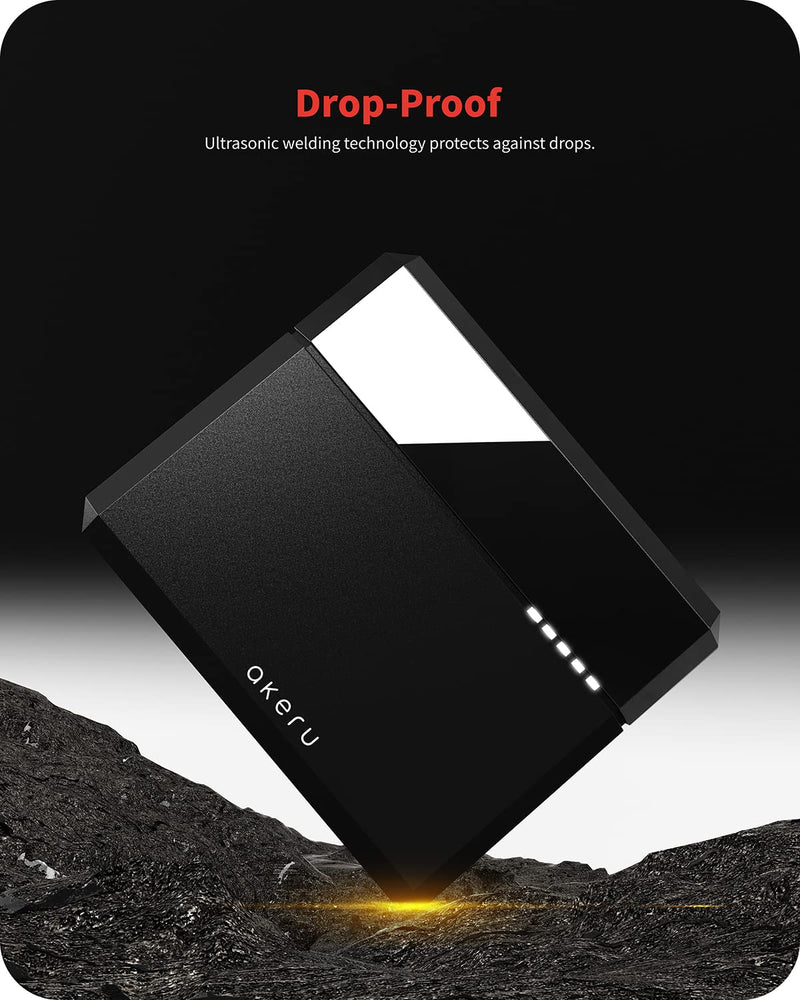 [Australia - AusPower] - Portable CAC Card Reader DOD Military Smart Card Reader, Universal Compatibility, for Mac/Windows with LED Indicator, Compact PIV & ID Chip Card Reader, Cable Management AKERU [EAO-10] 