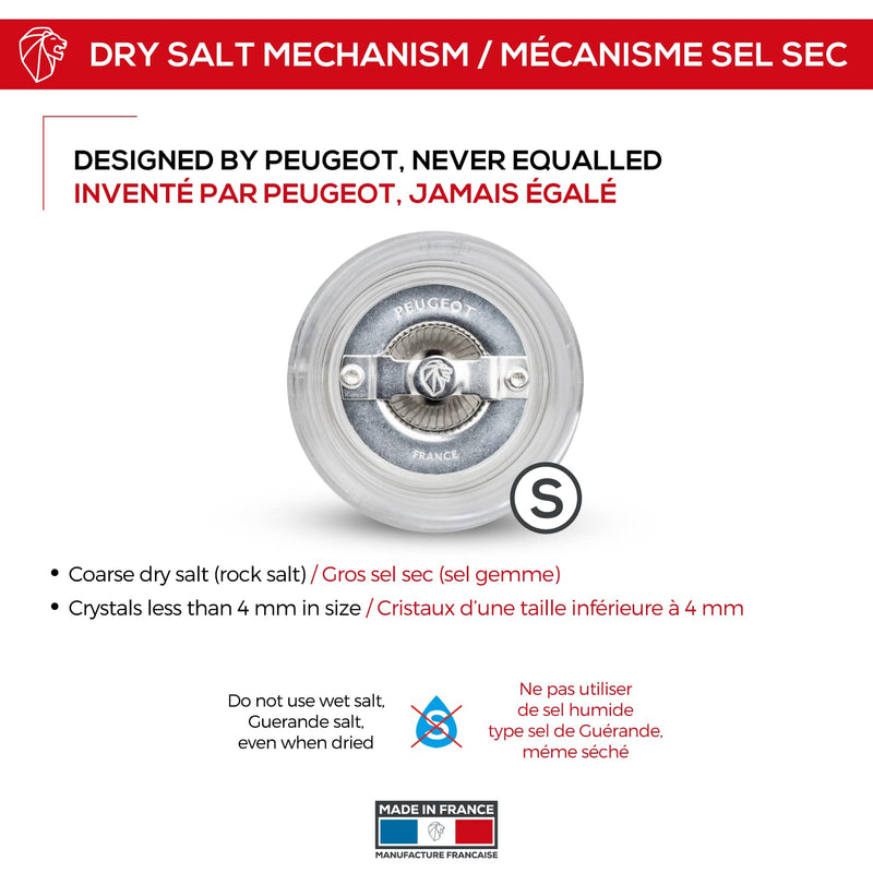 [Australia - AusPower] - Peugeot Nancy Salt Mill, 7 Inch, Clear 