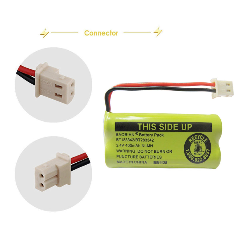 [Australia - AusPower] - BT183342/BT283342 Cordless Phone Battery and AA 600mAh 1.2v NiCd Rechargeable Battery for Outdoor Solar Lights 