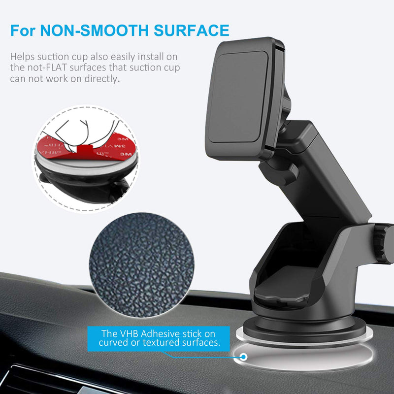 [Australia - AusPower] - Very High Bond Sticky Adhesive, AZXYI 6 Pack Dashboard Pad Mounting Disk Adhesive Replacement Kit, Double-Sided Stickers for Suction Cup Dashboard Phone Holder & Windshield Car Mount 