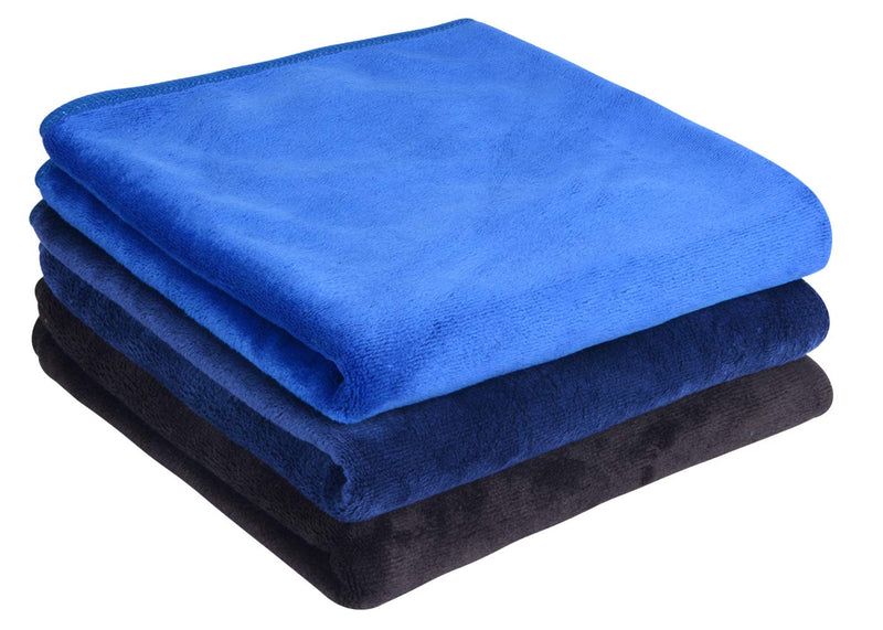 [Australia - AusPower] - SINLAND Microfiber Gym Towels Sports Fitness Workout Sweat Towel Super Soft and Absorbent3 Pack 16 Inch X 32 Inch 