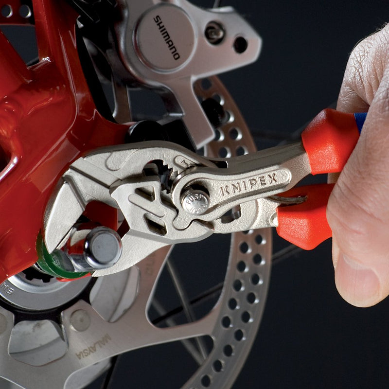 [Australia - AusPower] - KNIPEX Tools - Pliers Wrench, Chrome, Multi-Component (8605180), 7-1/4 inches 7.25-Inch Comfort Grip 