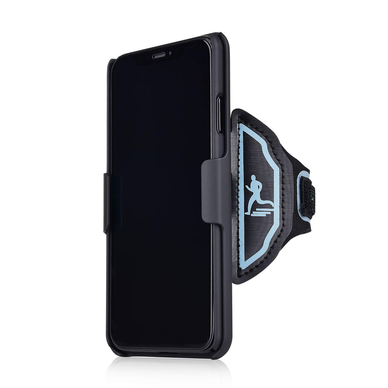 [Australia - AusPower] - Sports Armband wristband Case for Apple iPhone 12 mini 5.4inch, hybrid Hard Case cover with sport armband, 180° Rotative Holster, wristband for running jogging exercise or Gym (iPhone 12 mini 5.4inch) 