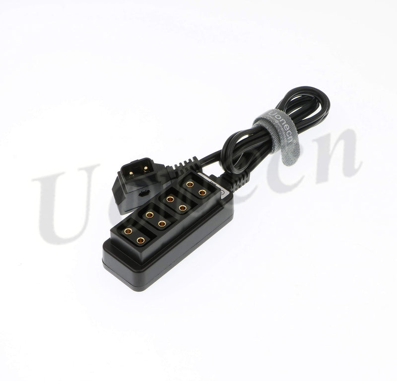 [Australia - AusPower] - Uonecn Power Cable for ARRI RED Cameras TILTA Steadicam IDX Battery 4 Port D-Tap Female to D-tap B-Type Male 