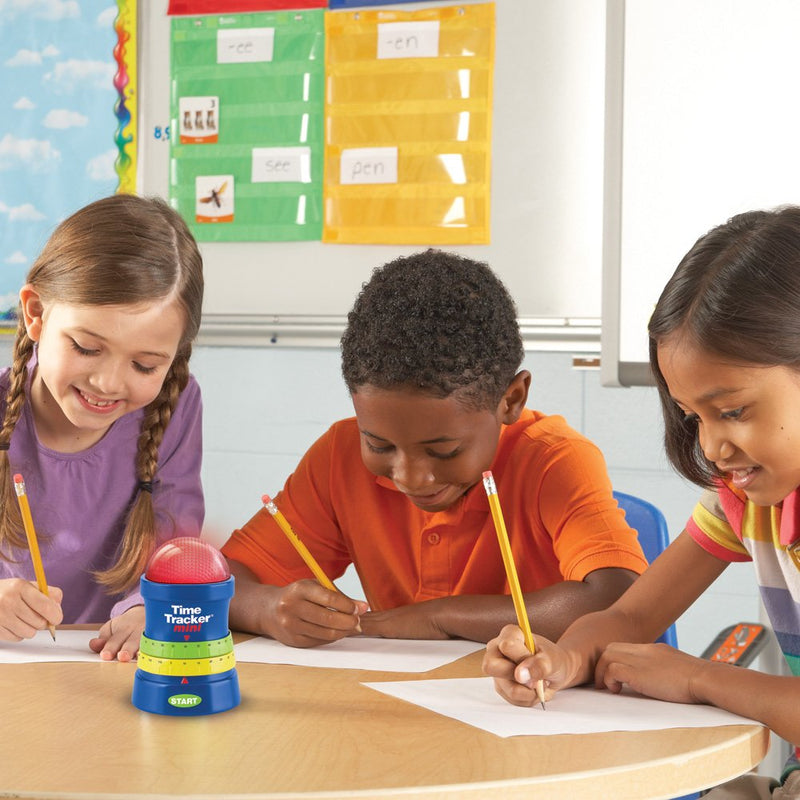 [Australia - AusPower] - Learning Resources Time Tracker Mini Visual Timer, Classroom Timer, Hand Washing Timer, Auditory and Visual Cue, Ages 3+ 4.8" x 3.3" x 3.3" 