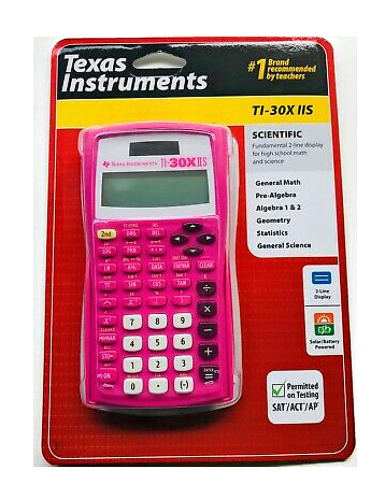 [Australia - AusPower] - Texas Instrument TI-30X IIS Scientific Calculator Rose Pink Color 
