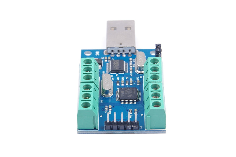 [Australia - AusPower] - NOYITO USB 10-Channel 12-Bit AD Data Acquisition Module STM32 UART Communication USB to Serial Chip CH340 ADC Module 