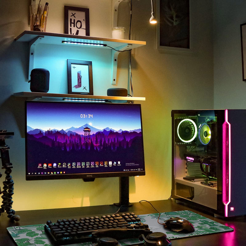 [Australia - AusPower] - Cute Large Mouse Pad, XL Gaming Mouse Pads, Big Extended Mousepad, Waterproof Desk Mat with Stitched Edge, Laptop Computer Keyboard Mat Desk Pad for Home Office, 27.6x11.8X0.12IN (Green Cactus) Green Cactus 