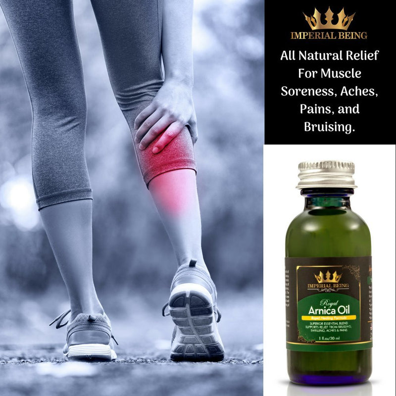 [Australia - AusPower] - Royal Arnica Oil - Rapid Recovery Formula - Organic Super Premium Herbal Blend with Essential Oils for Natural Pain Relief, Sore Muscles, Bruise Care, Massage Therapy, Trauma, Aches (1oz) 1 Fl Oz (Pack of 1) 