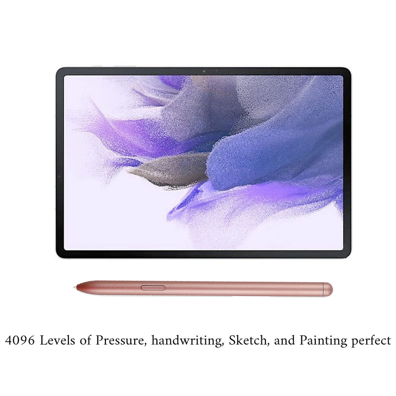 [Australia - AusPower] - Golden Tab S7 / S7+ Pen Replacement Pointer Stylus Pen for Samsung Galaxy Tab S7,Tab S7+ Plus,Tab S7 FE S Pen Stylus (Without Bluetooth) + Tips/Nibs 