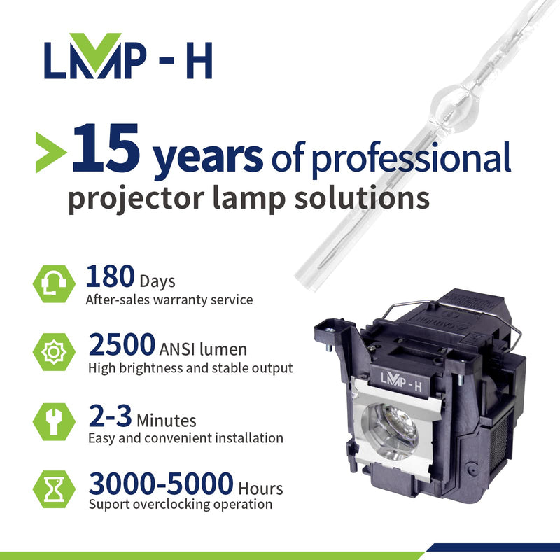 [Australia - AusPower] - LMP-H ELP89 Replacement Projector Lamp Bulb for Epson Home Cinema 6040 6040ub 5050 5050ub 5050ube 5040 5040ub 5040ube 4010 4040 EH-TW7300 EH-TW9400 EH-TW8300 EH-TW9300 