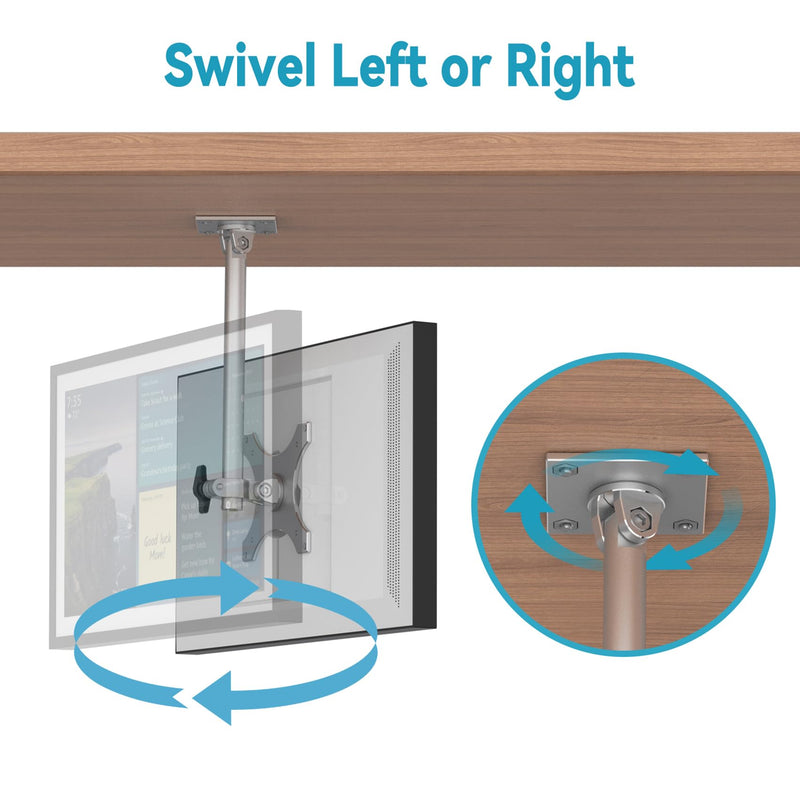 [Australia - AusPower] - Letlar Show 15 Kitchen Under-Cabinet Mount, Adjustable Height Rotatable Swivel Tilt Mount for 15, Forward and Stowed Show 15 for Saving Space length adjustable 