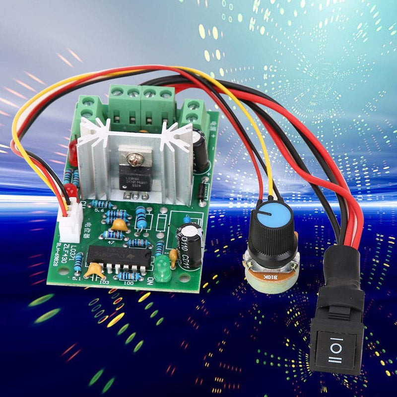 [Australia - AusPower] - PWM Motor Speed Controller,5-30V DC 6A/150W Speed Regulation Adjustable DC Brush Motor Speed Controller Reversing Switch 