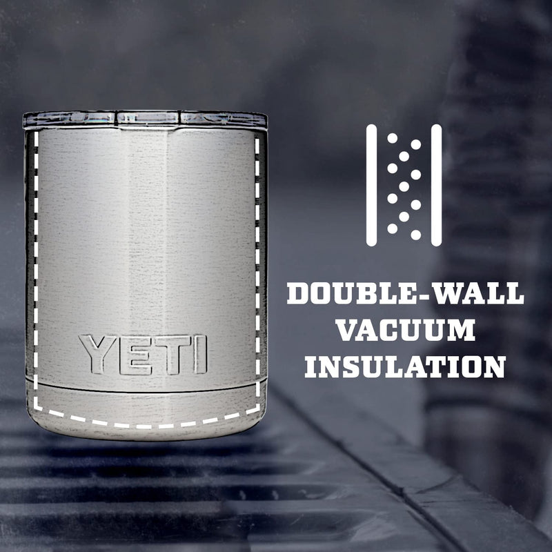 [Australia - AusPower] - YETI Rambler 10 oz Lowball, Vacuum Insulated, Stainless Steel with MagSlider Lid Bimini Pink 