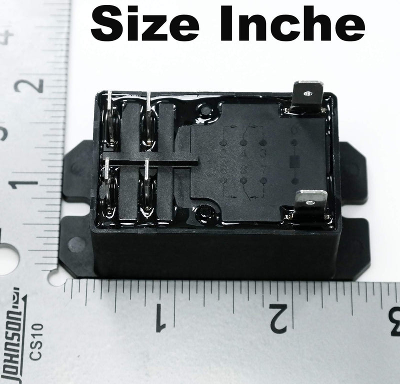 [Australia - AusPower] - TE CONNECTIVITY/Potter & BRUMFIELD T92P7D22-12 Power Relay, 12VDC, 30A, DPST-NO, Flange (Pack of 2) 