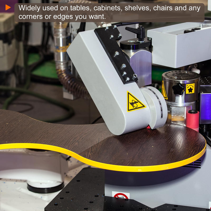 [Australia - AusPower] - HARFINGTON U-Shape Edge Banding 25/32" x 9.8ft (20mm x 3000mm) Self Adhesive TPE Flexible Veneer Edging Edge Protector for Furniture Cabinet Table Repair, White 20mm 1 