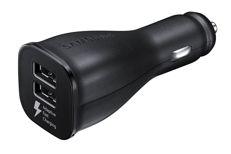 [Australia - AusPower] - Samsung EP-LN920BBEGUS Fast Charge Dual-Port Car Charger - Retail Packaging,Black 