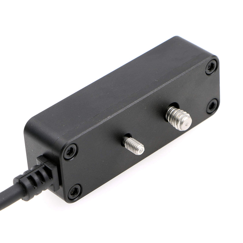 [Australia - AusPower] - Cable-Splitter-Steadicam-BMPCC-Dtap Male to 3 Port D Tap Female Hub Adapter Coiled Cable for ARRI RED Cameras TILTA Steadicam IDX Battery 