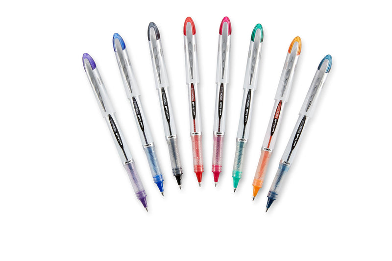 [Australia - AusPower] - uni-ball Vision Elite Rollerball Pens Fine Point Micro Tip, 0.5mm, Assorted, 8 Pack 8 Count (Pack of 1) Micro Point 