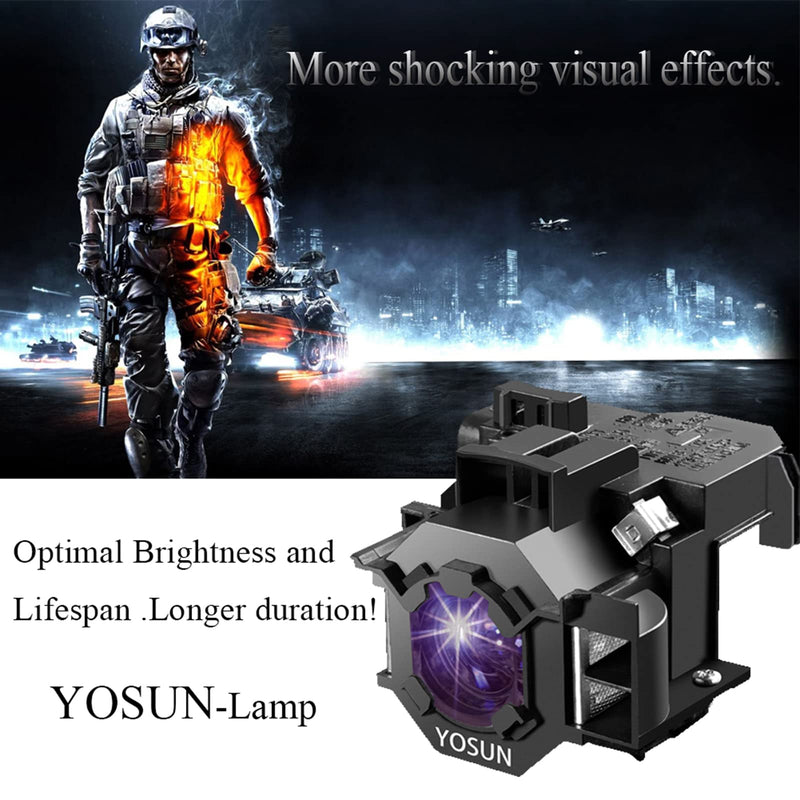 [Australia - AusPower] - YOSUN v13h010l41 Projector lamp for epson elplp41 powerLite Home Cinema s5 s6 s6+ 77c 78 ex21 ex30 ex50 ex70 eb-s62 EMP-s5 h283a h284a Replacement Projector Bulb 