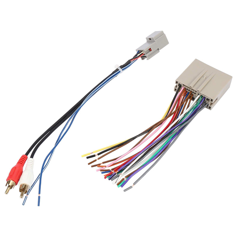 [Australia - AusPower] - X AUTOHAUX 70-5521 Car Stereo CD Player Wiring Harness Wire Radio Adapter Install Plug Set for Ford Focus 2005-2007 