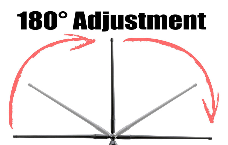 [Australia - AusPower] - AntennaMastsRus - Marine Black AM-FM Rubber Ducky 15 Inch Antenna Kit - for ATV, Boat, Camper, Go Kart, Motorhome, Pontoon, RV, Sailboat, Tractor, Trailer, UTV, Yacht 