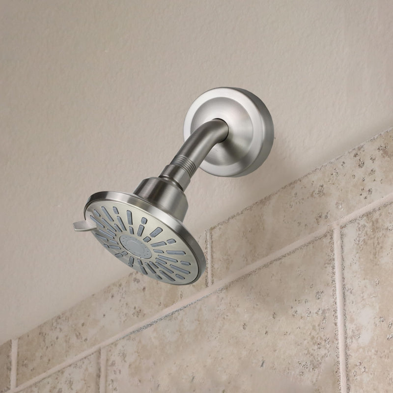 [Australia - AusPower] - Danco 12006 Shower Arm Stabilizer Bracket and Flange Cover, Brushed Nickel 