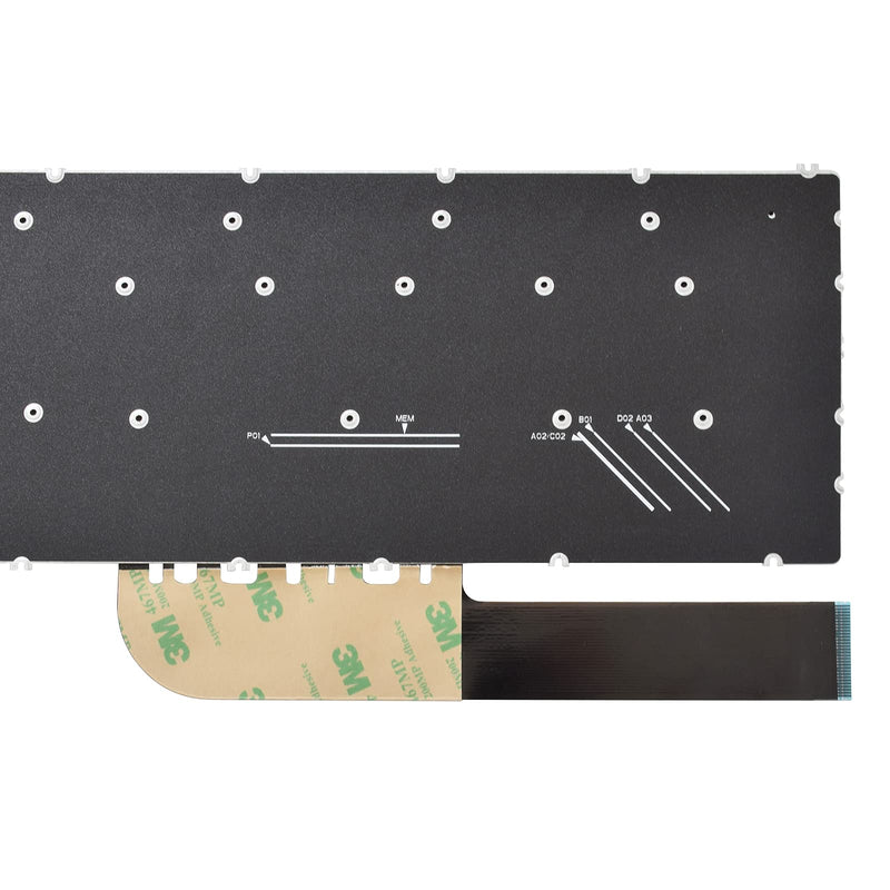 [Australia - AusPower] - SUNMALL Replacement Keyboard Compatible with Dell Inspiron 15 5501 5502 5508 5584 5590 5593 5594 5598.Inspiron 15 3501 3502 3505.Inspiron 15 7000 7590 7591 7791 Latitude 3510 US Layout No Backlit 