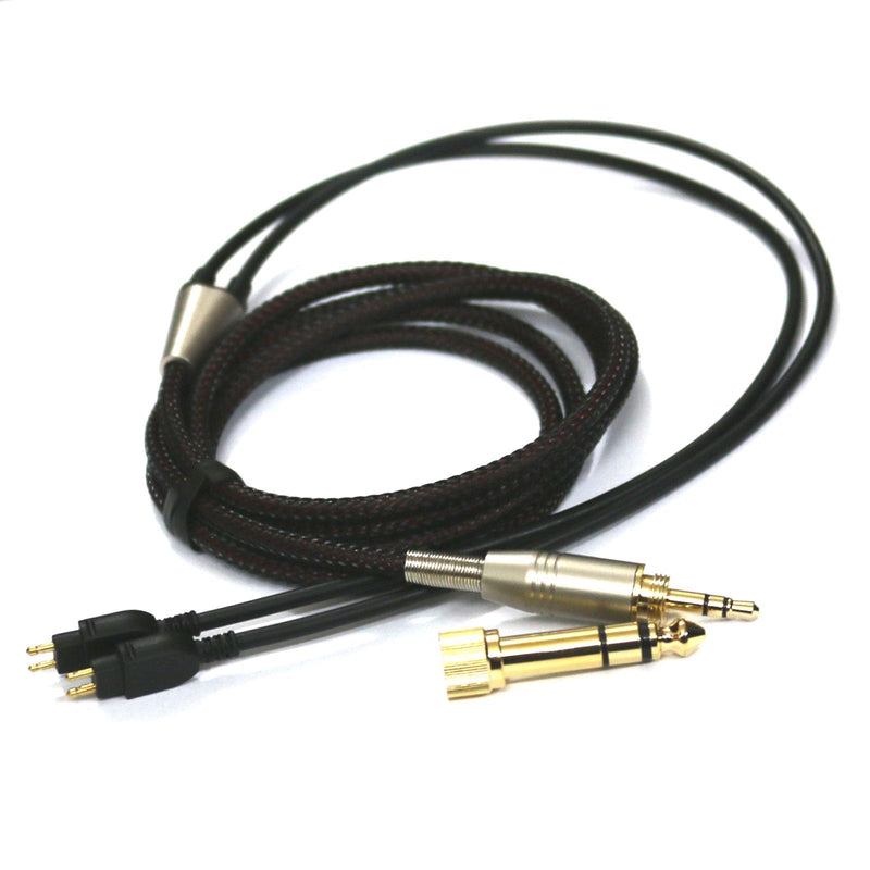 [Australia - AusPower] - NewFantasia Replacement Audio Upgrade Cable for Sennheiser HD650, HD600, HD580, HD660S, Massdrop HD6XX Headphones 2meters/6.6feet 2m 