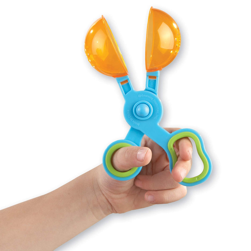 [Australia - AusPower] - Learning Resources Handy Scoopers - 4 Pieces, Ages 3+ Toddler Learning Toys, Fine Motor and Sensory Toys, Sand Box Toys for Toddlers, Kid Tweezers standart 