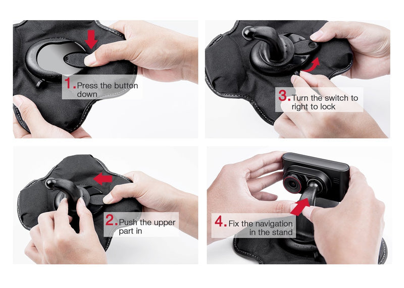 [Australia - AusPower] - ChargerCity Nonslip Beanbag Dashboard Friction Mount for Garmin Nuvi 2557 2558 2559 2589 2597 2598 2599 2689 2699 52 54 55 56 57 58 65 66 67 68 DriveSmart Drive 50 51 60 61 LM LMT LMTHD GPS 