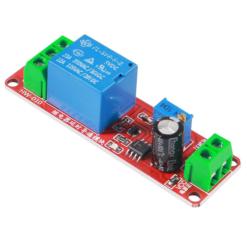 [Australia - AusPower] - Dorhea 6PCS NE555 DC 5V Delay Timer Relay Switch Module Adjustable 0-10 Seconds Constant Current Regulator Timer Delay Converter for Automotive Control System Electrical Equipment 