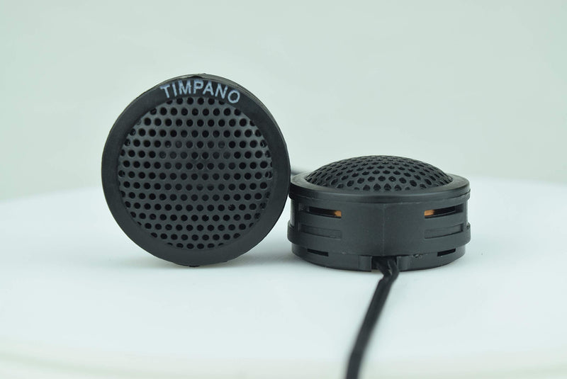 [Australia - AusPower] - Timpano TPT-ST1 Dome Tweeter, 1 Inch Tweeter Set for Car Audio, Angle or Surface Mount Tweeters, 4 Ohm Soft Dome 150 Watts Max Power Tweeter for Pro Car Audio (Pair) 