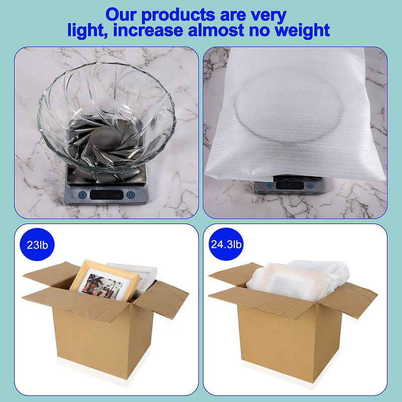 [Australia - AusPower] - 14"x14"Cushion Foam Pouches, Cushion Foam Pouch for Moving and Storing, Convenient to Use, Making Packaging and Transportation Easier,Best Packaging Material 14"x14" 
