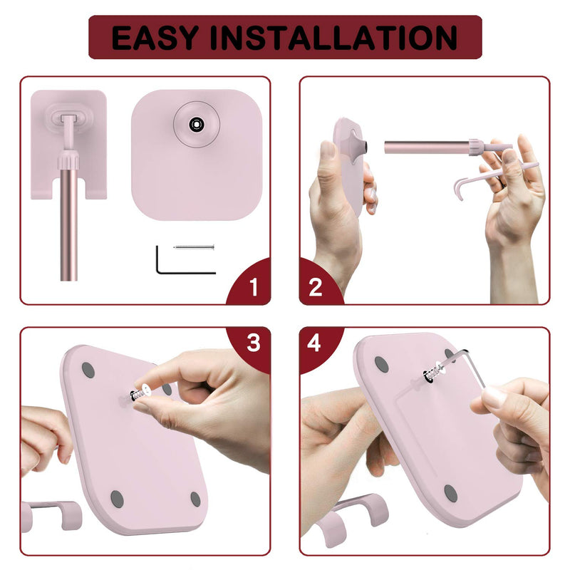 [Australia - AusPower] - Cell Phone Stand,Doboli Phone Stand for Desk,Phone Holder Stand Compatible with iPhone and All Mobile Phones Tablet Pink rose gold pink 