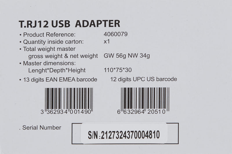 [Australia - AusPower] - Thrustmaster TR J12 Adapter for Thrustmaster flight and racing pedals (PC) 