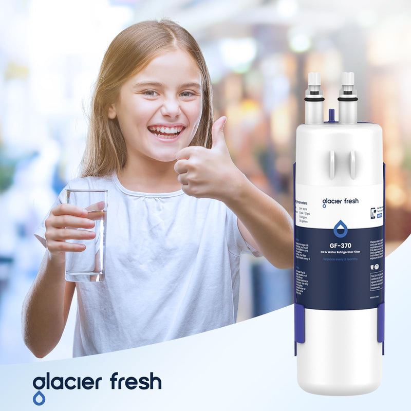 [Australia - AusPower] - GLACIER FRESH W1029537A Refrigerator Water Filter Compatible with W10295370A, EDR1RXD1, Filter 1, W10295370, P4RFWB, P8RFWB2L, 46-9930, 46-9081 Refrigerator Water Filter | Pack of 1 