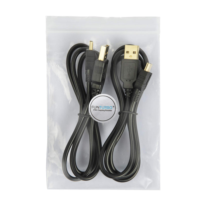 [Australia - AusPower] - FunTurbo TI-84 Plus CE Charger Cable, TI 84 Graphing Calculator Charging Cord for Texas Instruments TI-84 Plus CE TI-84 Plus C Silver Edition TI-Nspire CX II TI Connectivity Mini USB Cable (2 Pack) 