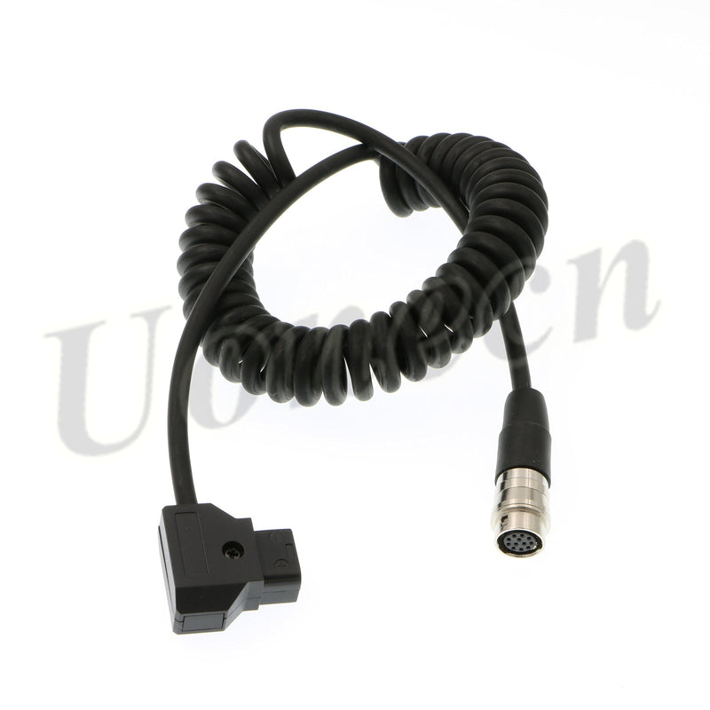 [Australia - AusPower] - Uonecn for ANTON BAUER D-Tap to Hirose 12 Pin Female Power Cable for 1/3" 1/2" 2/3" for Fujinon for Nikon for Canon Angenieux Lens 