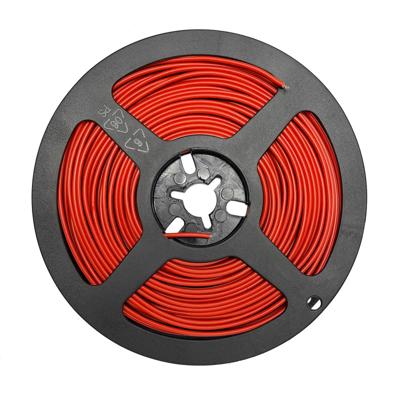 [Australia - AusPower] - WESIRI 32.8ft/10m 2 Pin 20AWG Electrical Extension Cable Red Black Stand Connection 2 Conductor Line Cord Hook Up Wire for 5050 2835 3014 Single Colour Flexible LED Tape Light 