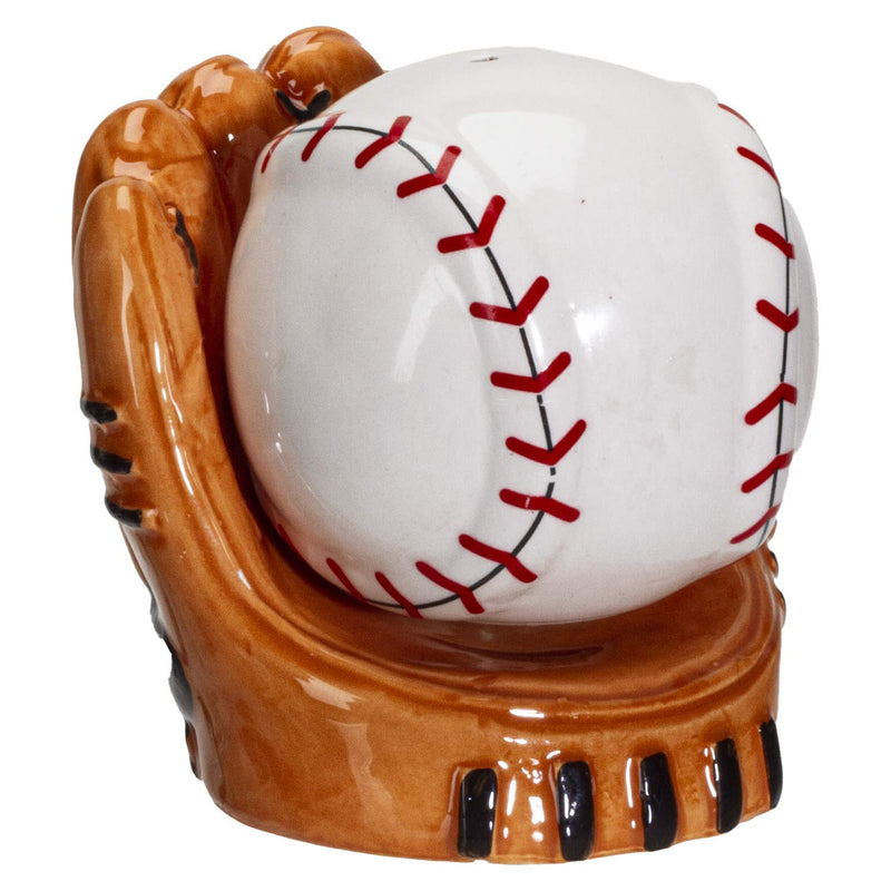 [Australia - AusPower] - Pacific Giftware Baseball and Gloves Ceramic Salt and Pepper Shakers Set 