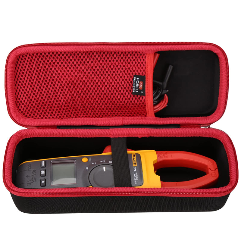 [Australia - AusPower] - FBLFOBELI EVA Hard Carrying Case for Fluke 376/374/ 375FC 1000A Ac/Dc TRMS Wireless Clamp W/Iflex, Portable Shockproof Storage Bag(Case Only) 