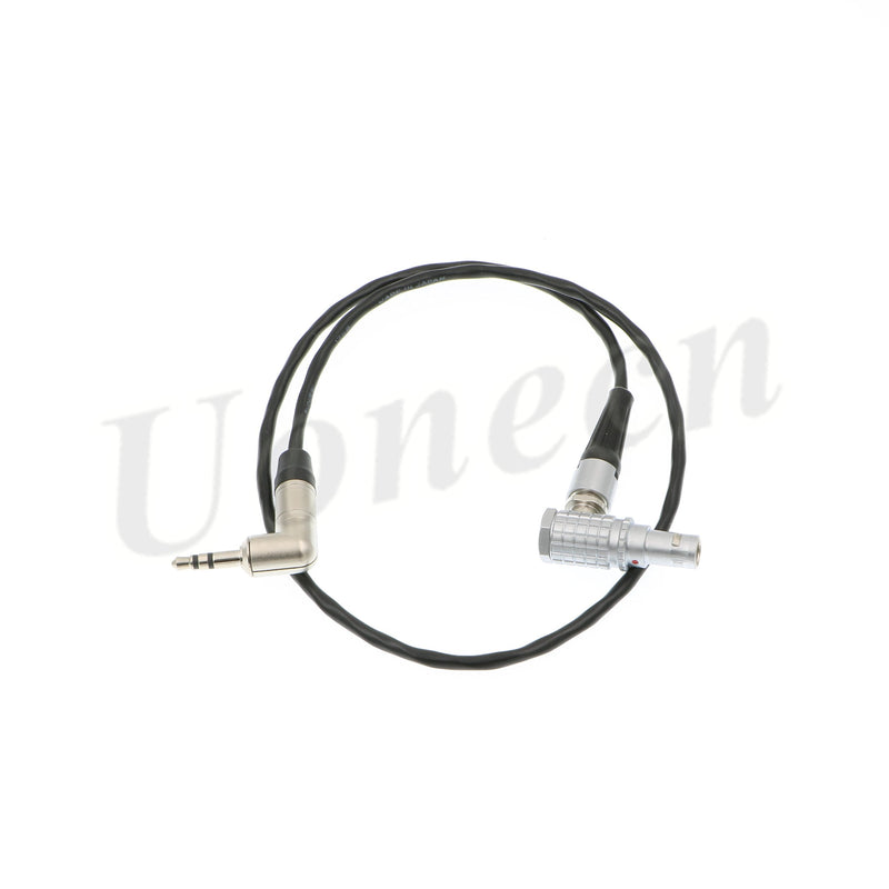 [Australia - AusPower] - Uonecn Sound Device Time Code Cable Right Angle 3.5mm to 0B 5 pin Male Tentacle Sync Adapter Cable 