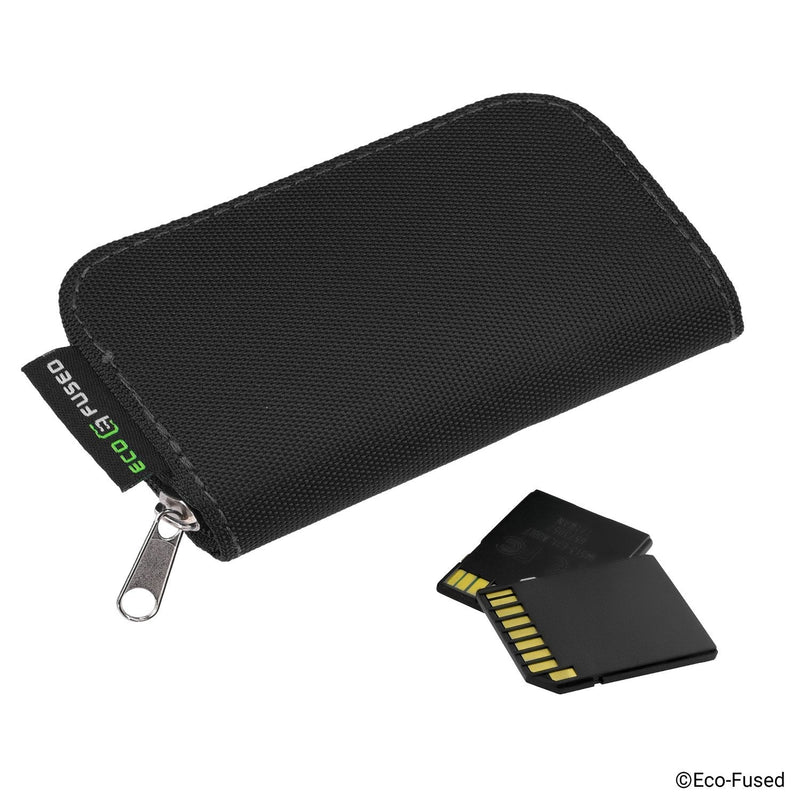 [Australia - AusPower] - Eco-Fused Memory Card Carrying Case - Suitable for SDHC and SD Cards - 8 Pages and 22 Slots - ECO-FUSED Microfiber Cleaning Cloth Included - 2 Pack 
