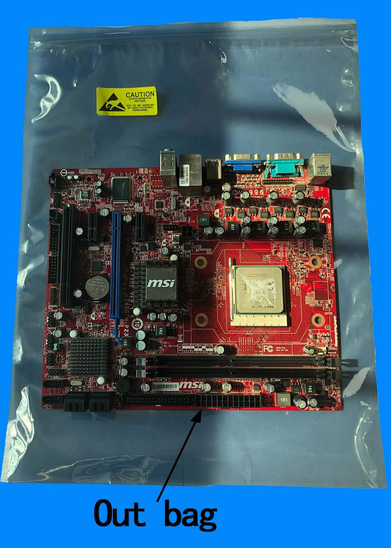 [Australia - AusPower] - Daarcin Anti Static Bags,ESD Bags,10pcs 11.8x15.7in(30x40cm) Resealable Large Size for Motherboard HDD with10pcs Labels and Electronic Device,Antistatic Bags for Graphics Card 10pcs 11.8x15.7in/30x40cm 