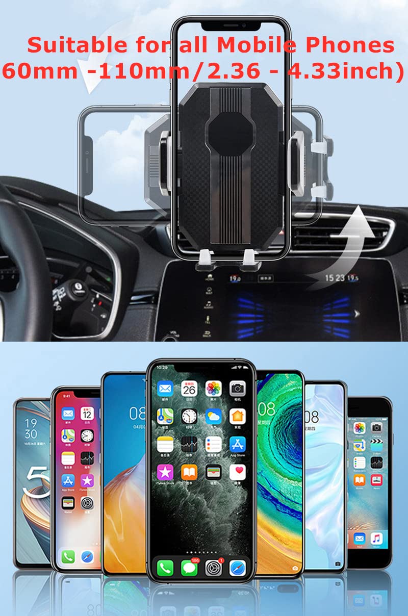 [Australia - AusPower] - Car Phone Holder Mount, Universal Strong Suction Cup Cell Phone Holder Stand, HiYi Heavy Duty One-Button Pop-up iPhone Smartphone Car Mount for Dashboard/Window/Windshield Dash Air Vent (Green) Green 