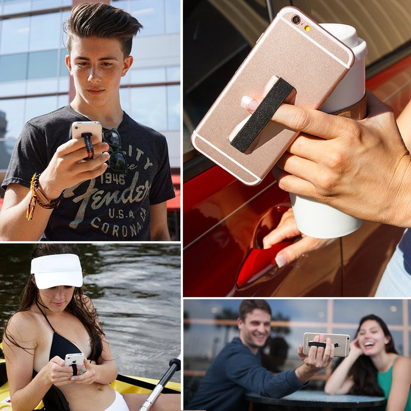 [Australia - AusPower] - LoveHandle Universal Phone Grip for Most Smartphones, Mini Tablets and Cases, Tie Dye Design Elastic Strap with Black Base, lh-01-tiedye LH-01 (Universal Grip) 