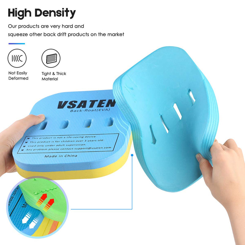 [Australia - AusPower] - VSATEN Back Float, Swim Belt Bubble Adjustable 3 Layers Thicken Split Foam Learning Safety Training Board Pool Floaties for Kids Toddlers Swimming Beginners Floats Swim Lessons Equipment 