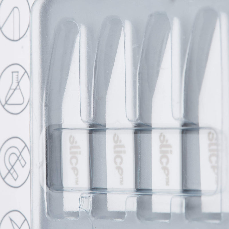 [Australia - AusPower] - Slice - 10518 Ceramic Craft Knife Cutting Blades 4 Blades Straight Edge - Rounded Tip 
